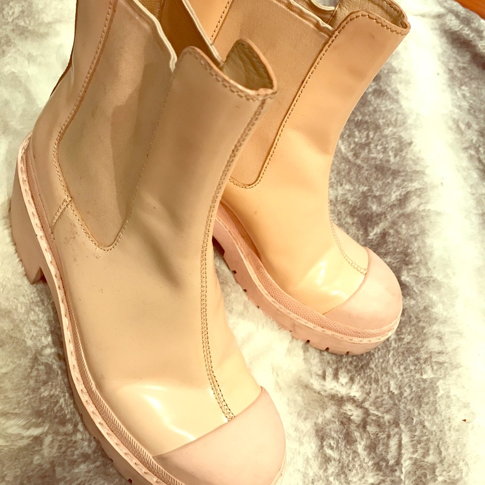 Marc jacobs pink combat boots